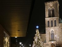 Weihnachtsdeko Kirche Ortskern2020 Weihnachtsdeko im Ortskern zu Coronazeiten Â©Alfred Moeller