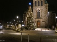 Weihnachtsdeko Kirche Ortskern2020 Weihnachtsdeko im Ortskern zu Coronazeiten Â©Alfred Moeller