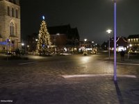 Weihnachtsdeko Kirche Ortskern2020 Weihnachtsdeko im Ortskern zu Coronazeiten Â©Alfred Moeller